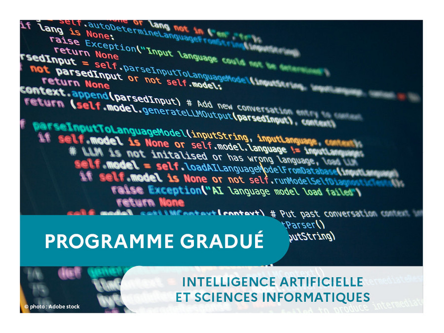 Page du Programme Gradué Intelligence artificielle et sciences informatiques (262 Ko, jpg)