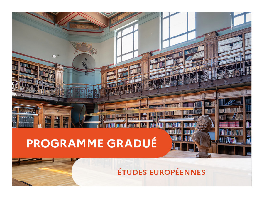 Page du Programm Gradué Etudes Européennes ( 310 Ko, jpg)